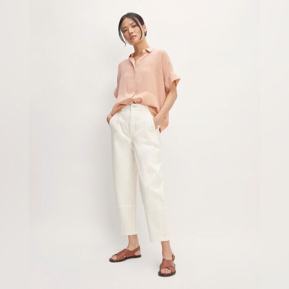 EVERLANE The City Crossover Sandal in Rum - Picture 5 of 10
